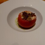 野菜がおいしいレストラン LONGING HOUSE - 完熟トマトのファルシ