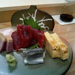 Sushi Taku - 刺身盛り合わせ1,200円