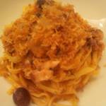 イルキアーロ - 秋刀魚の他にもいろんな具が少しずつ♪　手前コロンとしたのは大きいレーズン♪