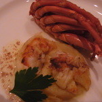 トラットリア・アルベロ - 房総海老のロースト　ジャガイモの燻製のピュレ