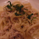 トラットリア・アルベロ - トリュフを練り込んだ手打ちトンナレッリ