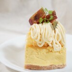 ル カフェ アンドール - 【2021.09】かぼちゃレアチーズケーキ