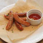 Assortment of 5 types of sausages