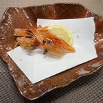食彩厨房 甚兵衛 - シマエビの頭揚げ
