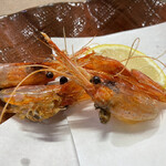 食彩厨房 甚兵衛 - シマエビの頭揚げ