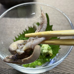 食彩厨房 甚兵衛 - 仁淀川の天然うなぎの肝わさ