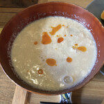 クマゴローカフェ - 本日は豆乳のスープ