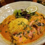 SPICY CURRY 魯珈 - 帆立の明太子コナッツカレー