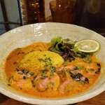 SPICY CURRY 魯珈 - 帆立の明太子コナッツカレー