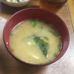 和田食堂 - 味噌汁 ※拡大 (2021.10.04)