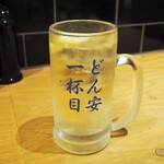 大衆酒肴スタンドさかば。 - ハイボール（1杯目：290円）