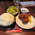 Ushikoi - 牛タンメンチセット　1000円（平日価格）
                        ライス大盛無料