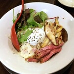 金町製麺 - ポルチーニクリーム和えそば