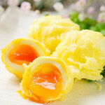 2 pieces of soft-boiled egg tempura