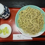 そば処 長寿庵 - 小松菜そば(650円)