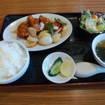中国料理山水 - Aランチ　酢豚ライス