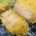 喝 - 「あぐー豚ロース」ロイン断面