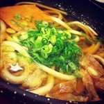 串カツかすうどん田中 - 名物かすうどん