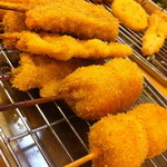 串カツかすうどん田中 - うずらとか