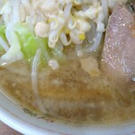 ラーメン二郎 - お～液体アブラ