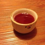 すっぽん ふぐ 寿司割烹 得月 - 生血　ざくろジュース割り