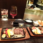 但馬屋 - (≧∪≦●)ﾉ超熟成イチボ:3500円+希少部位 極上タンステーキ:3000円