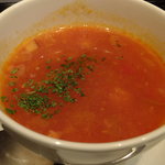 但馬屋 - ディナーセット：980円〈前菜、サラダ、スープ、パンorライス〉