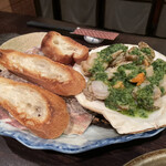 与太呂 - ホタテのガリバタ