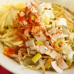 ラーメン二郎 - 白ネギ投下～♪