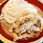 讃岐うどん しろちゃん - 名物イカ天ざる中　750円税込