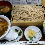 辰巳庵 - もりセット カレー丼