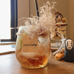 CREER COFFEE - 巨峰とシャインマスカットのティーゼリーソーダ 715円