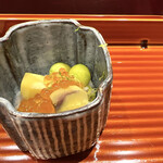 壽山 - 飯蒸し もち米 イクラ 銀杏 栗