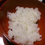 一乗院 - このご飯に、茸のソースを掛ける