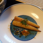 一乗院 - ヤングコーンを醤油で煮るか焼いたもの