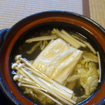 一乗院 - 胡麻豆腐の湯豆腐