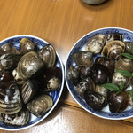 Hinode - 左が焼き蛤用、右が鍋用