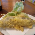 そば さるなし屋 - やまめの天ぷら