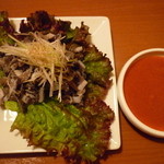 焼肉冷麺明月館 - センマイ刺し