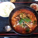 牛坊　菊川店 - ﾕｯｹｼﾞｬﾝｸｯﾊﾟ定食