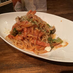 COCKTAIL WORKS - ＊ 信州ベーコンとブロッコリーのアラビアータ　1,600円