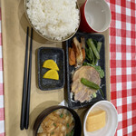 カツオたまご食堂 - フロンティア定食(590円税込)
