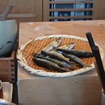 にい留 - 琵琶湖産子持ちの鮎