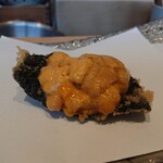 にい留 - 赤ウニと海苔