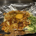 Okonomiyaki Teppanyaki Tougi - 豚キムチのアップ！