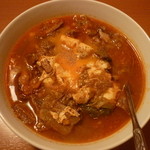 焼肉冷麺明月館 - カルビクッパ　大辛