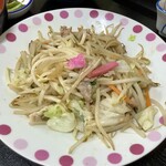 くつろぎ味処 ちぐさ - 【野菜いため定食 750円(税込)】塩味の野菜炒めです。