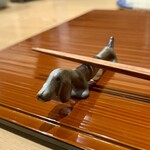 鮨旬美西川 - 箸置き