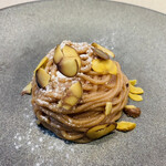 CIGOGNE - 本日のデザートはモンブラン