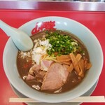 ラーメン 山岡家 - 鬼煮干しラーメンのコロチャートッピング(860円＋120円)